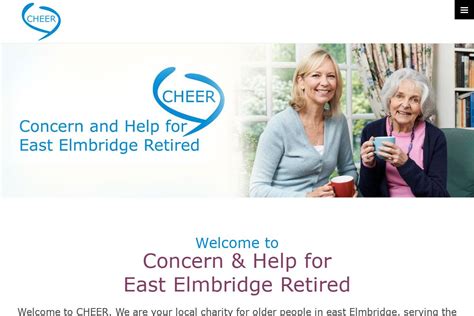 Welcome to CHEER : Concern and Help for East Elmbridge Retired.
